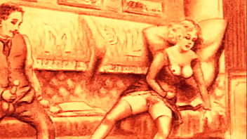 Retro erotic art