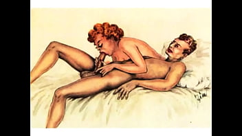 Retro erotic art