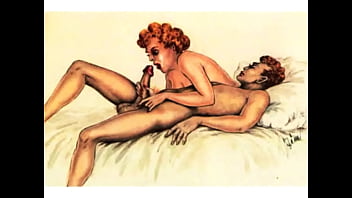 Retro erotic art