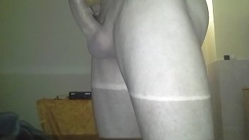 My alone at home thinking abot sex