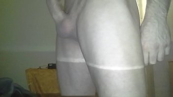 My alone at home thinking abot sex