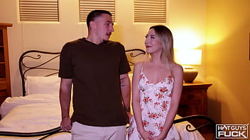 White guy with some flavor fucks older blonde chick