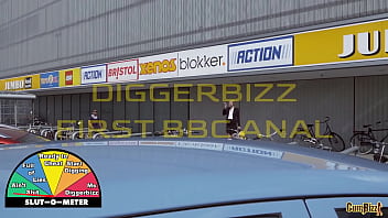 Dutch goldigger takes bbc anal balls deep