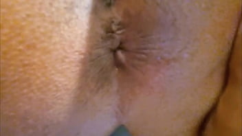 A lot of pleasure using vibrator untill getting a real plicoma enema my wife for another