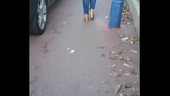 Ass in the street