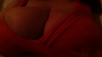 Giant boobies in and out of a dress