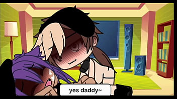 Follando a linda gatita gacha life