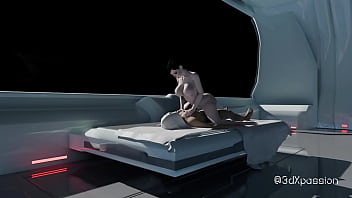 Nexus 3 vr orbit echo hot sexy brunette on the spaceship