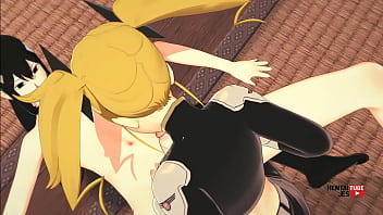 Kikoru's futanari mina titjob & intense fuck in kaiju n8 hentai