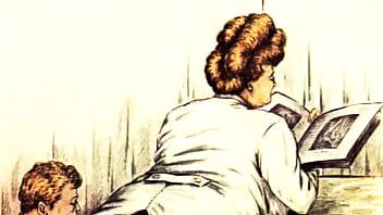 Vintage erotic illustration