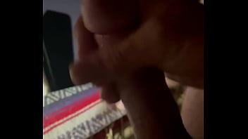 Stroking my cock