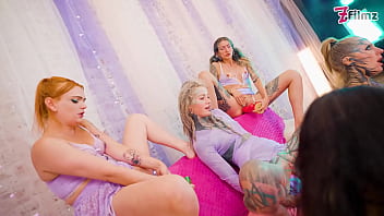 Squirt mayhem– 5 girls drench & play with anal toys gapes prolapse & atm