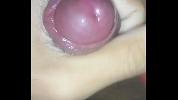 Pau ficando com creme de tesão