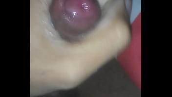 Pau ficando com creme de tesão