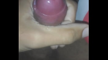 Pau ficando com creme de tesão