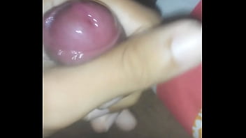 Pau ficando com creme de tesão