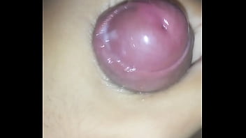 Pau ficando com creme de tesão