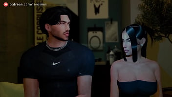 3d sims 4 – hard and deep while the friend is away