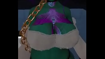 Public play with big tits out