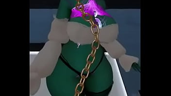 Public play with big tits out