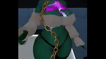 Public play with big tits out