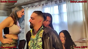 We tied him & took turns using him