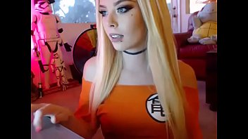 Athenaxox webcam dragonball shirt
