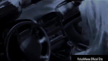 Bikini blonde vicky vette taking a shower and masturbates outdoors