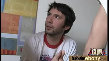 First time ebony with a group of white dicks 2