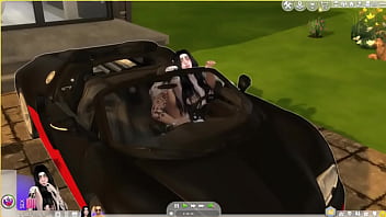 Le da duro por detrás al aire libre sims 4