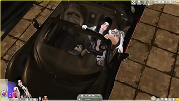 Le da duro por detrás al aire libre sims 4