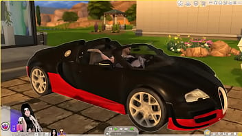 Le da duro por detrás al aire libre sims 4