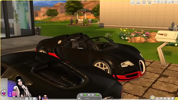 Le da duro por detrás al aire libre sims 4