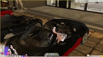 Le da duro por detrás al aire libre sims 4