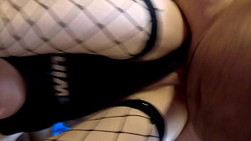 The whore screams very loudly and passionately from multiple orgasms