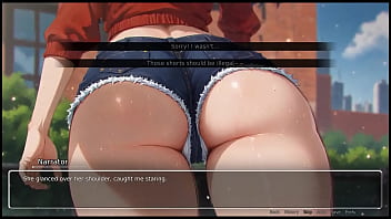 Bluring the walls romance hentai game ep 1 my girlfriend expose her perfect ass in the street