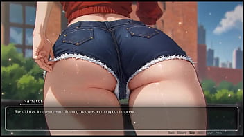 Bluring the walls romance hentai game ep 1 my girlfriend expose her perfect ass in the street