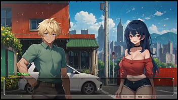 Bluring the walls romance hentai game ep 1 my girlfriend expose her perfect ass in the street