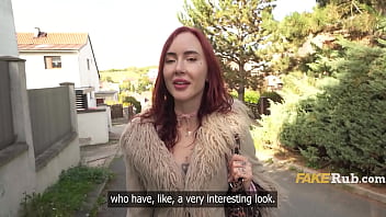 Just a quick pic turns into suck my dick roadside casting of lativan babe