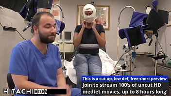 Freshman gets mandatory hitachi orgasm from doctor tampa taylor ortega