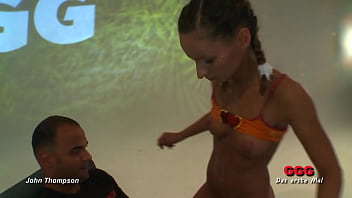 Ggg naughty teen for the very first time in front of the camera at the ggg gangbang studio