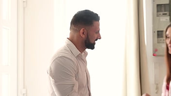 Insatiable girlfriends leo ahsoka and candee licious invite new housemate into threesome fun gp3109