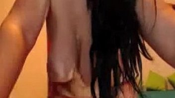 Mystery romanian rides dildo with torpedo tits