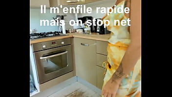 Première tentative avortée dans la cuisine où nous avons failli nous faire