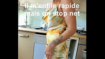 Première tentative avortée dans la cuisine où nous avons failli nous faire