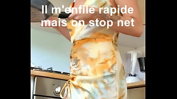 Première tentative avortée dans la cuisine où nous avons failli nous faire