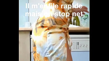 Première tentative avortée dans la cuisine où nous avons failli nous faire