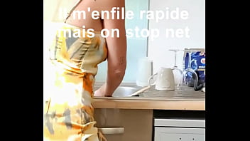 Première tentative avortée dans la cuisine où nous avons failli nous faire