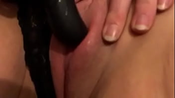 Naughty milf uses toy