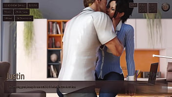 Risky blowjob in public park & office fuck with my slut wife living with temptation